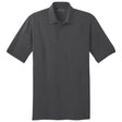 Men's Tall 5.5-Ounce Jersey Knit Polo Polos/Knits Joe's USA Charcoal Large Tall