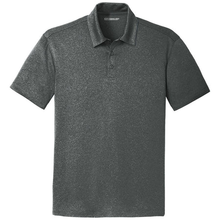 Mens Trace Heather Moisture Wicking Golf Polos in Sizes: XS-4XL Polos/Knits Joe's USA X-Small Charcoal Heather