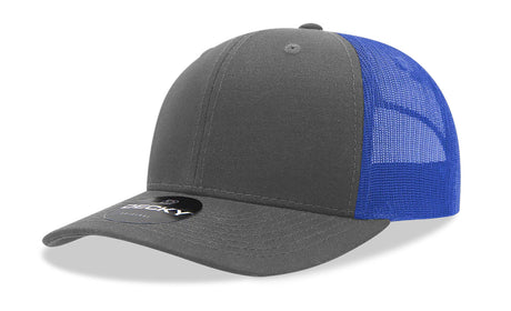 Decky 6 Panel Mid Profile Structured Cotton Blend Trucker | Decky 6021
