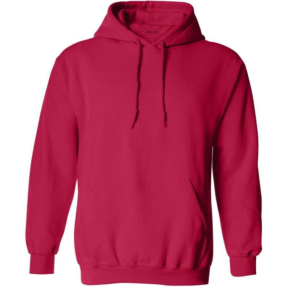 Wholesale Adult Hooded Sweatshirt - Cherry Red Sweatshirts/Fleece Joe's USA Cherry Red Small