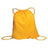 Cinch Pack Athletic Gold Drawstring Bags