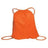 Cinch Pack Bright Orange Drawstring Bags
