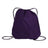 Cinch Pack Purple Drawstring Bags