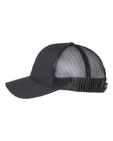 Classic Caps USA - Made Trucker Cap - Classic Caps USA100 Black Adjustable Hats