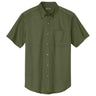 Joe's Men's Short Sleeve Button-Up Shirt - Clover Green Woven Shirts Joe's USA Clover Green Small