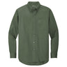 Men's Long Sleeve Wrinkle Resistant Easy Care Shirts in 26 Colors. Sizes XS-6XL - Clover Green Woven Shirts Joe's USA Clover Green Small