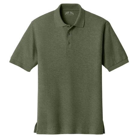 Mens Classic Silk Touch Polo Shirts in 36 Colors and Sizes: XS-6XL-CloverGreen Polos/Knits Joe's USA Clover Green X-Small
