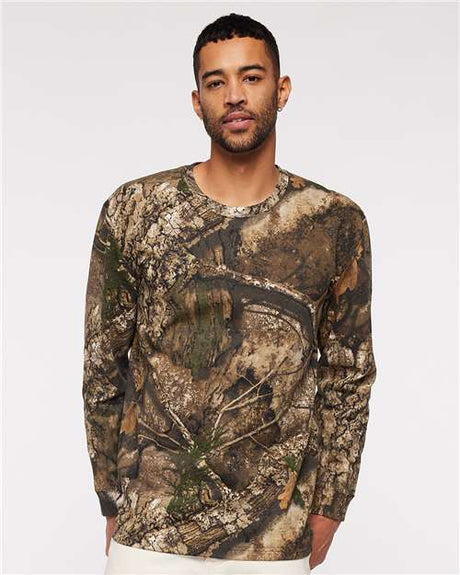 Code Five Men's Realtree® Camo Long Sleeve T-Shirt - Code Five 3981 RealTree APX S Long Sleeve T-Shirts