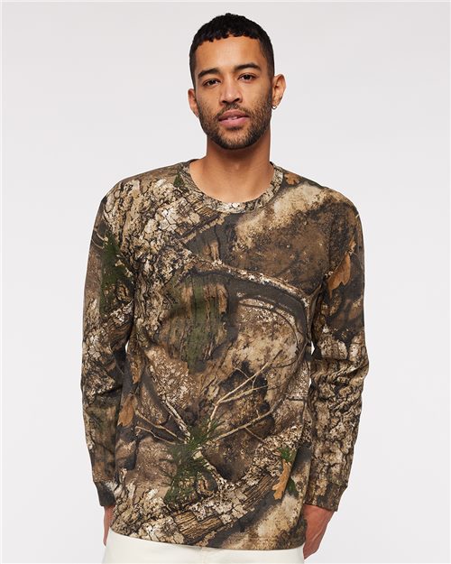 Code Five Men's Realtree® Camo Long Sleeve T-Shirt - Code Five 3981 RealTree APX S Long Sleeve T-Shirts
