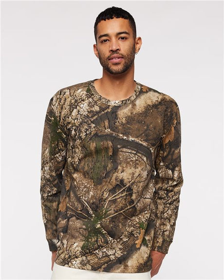 Code Five Men's Realtree® Camo Long Sleeve T-Shirt - Code Five 3981 RealTree APX S Long Sleeve T-Shirts