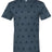 Code Five Men's Star Print Tee - Code Five 3929 Denim Star S Short Sleeve T-Shirts