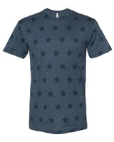 Code Five Men's Star Print Tee - Code Five 3929 Denim Star S Short Sleeve T-Shirts