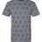 Code Five Men's Star Print Tee - Code Five 3929 Granite Heather Star S Short Sleeve T-Shirts