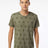 Code Five Men's Star Print Tee - Code Five 3929 Military Green Star S Short Sleeve T-Shirts