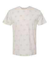 Code Five Men's Star Print Tee - Code Five 3929 Natural Heather Star S Short Sleeve T-Shirts