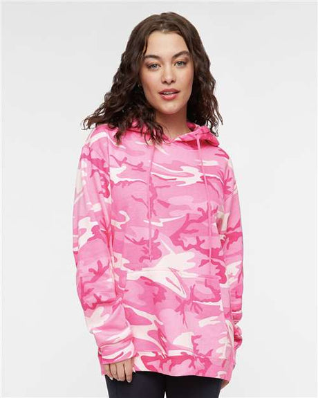 Code Five Unisex Camo Fleece Hoodie Sweatshirt - Code Five 3969 Green Woodland S Sweatshirts