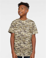 Code Five Youth Camouflage T-Shirt - Code Five 2207 Green Woodland XS Short Sleeve T-Shirts