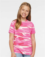 Code Five Youth Camouflage T-Shirt - Code Five 2207 Green Woodland XS Short Sleeve T-Shirts