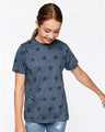 Code Five Youth Star Print Tee - Code Five 2229 Denim Star XS Short Sleeve T-Shirts