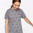 Code Five Youth Star Print Tee - Code Five 2229 Granite Heather Star XS Short Sleeve T-Shirts