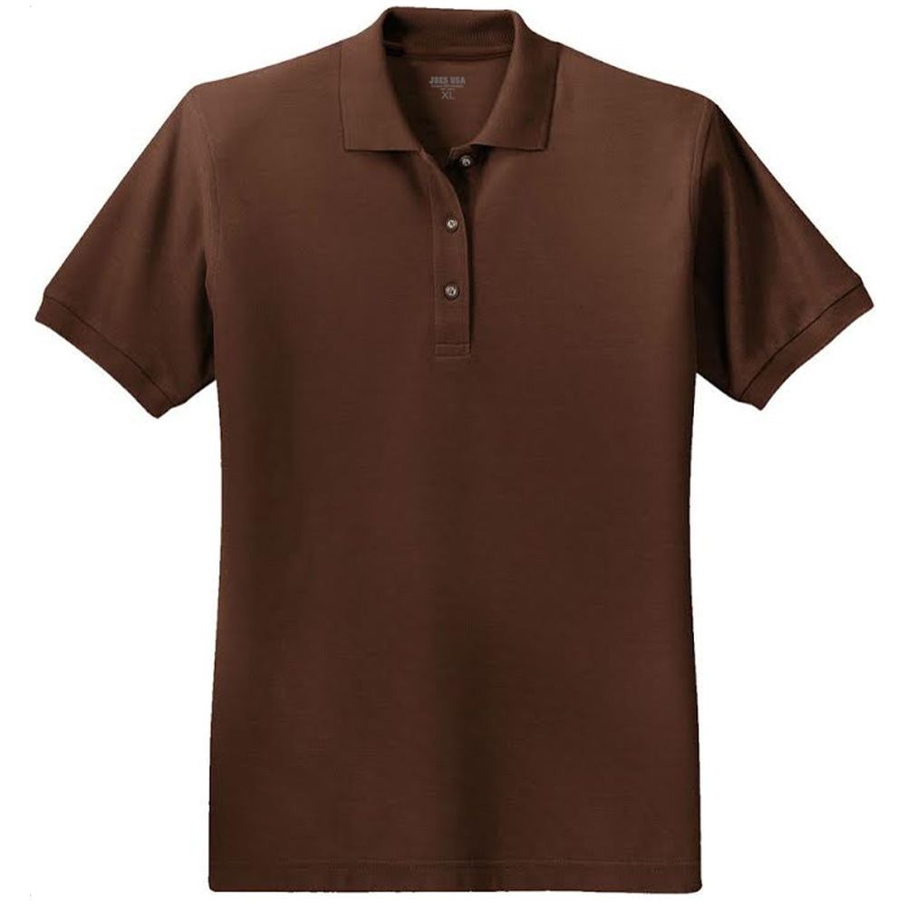 Ladies Silk Touch Polo Polos/Knits Joe's USA Coffee Bean