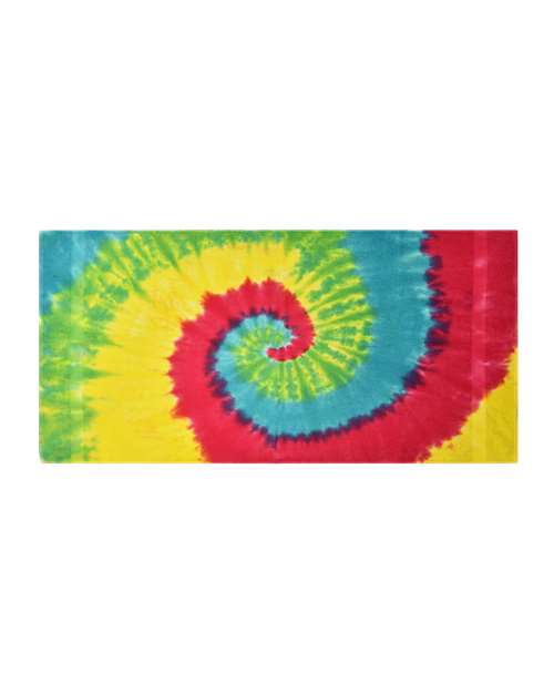 Colortone Beach Towel - Colortone 7000 Reactive Rainbow One Size Classic Towels