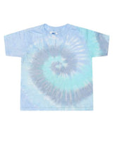 Colortone Toddler Tie - Dyed T-Shirt - Colortone 1160 Lagoon 2T Short Sleeve T-Shirts