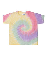 Colortone Toddler Tie - Dyed T-Shirt - Colortone 1160 Zen Rainbow 2T Short Sleeve T-Shirts