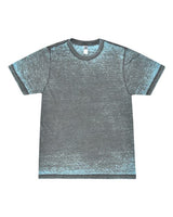 Colortone Unisex Acid Wash Burnout T-Shirt - Colortone 1350 Arctic Grey S Short Sleeve T-Shirts