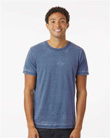 Colortone Unisex Acid Wash Burnout T-Shirt - Colortone 1350 Denim S Short Sleeve T-Shirts