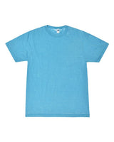 Colortone Unisex Acid Wash Burnout T-Shirt - Colortone 1350 Sky S Short Sleeve T-Shirts