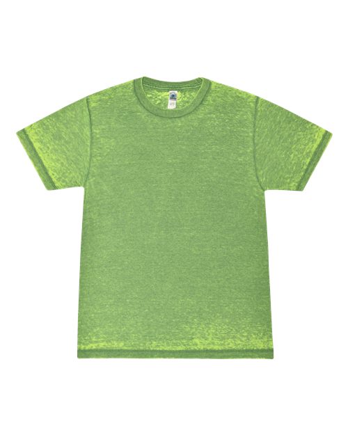 Colortone Unisex Acid Wash Burnout T-Shirt - Colortone 1350 Summer Green 2XL Short Sleeve T-Shirts