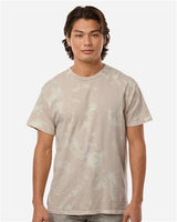 Colortone Unisex Bleach Out Dyed T-Shirt - Colortone 1385 Beige S Short Sleeve T-Shirts