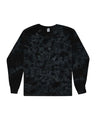 Colortone Unisex Crystal Wash Long Sleeve T-Shirt - Colortone 2390 Crystal Black S Long Sleeve T-Shirts