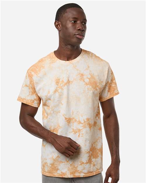 Colortone Unisex Crystal Wash T-Shirt - Colortone 1390 Crystal Golden S Short Sleeve T-Shirts