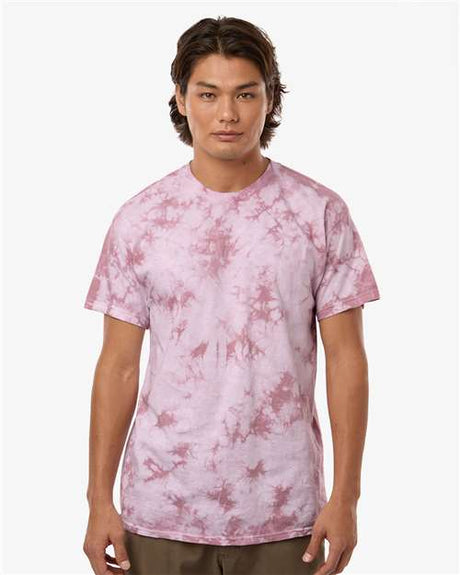 Colortone Unisex Crystal Wash T-Shirt - Colortone 1390 Crystal Posey S Short Sleeve T-Shirts