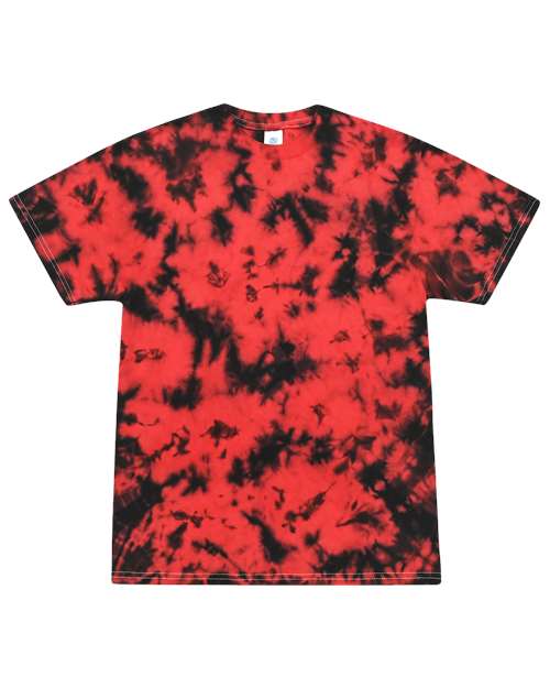 Colortone Unisex Crystal Wash T-Shirt - Colortone 1390 Crystal Red/ Black S Short Sleeve T-Shirts