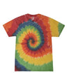 Colortone Unisex Festival Tie - Dyed Burnout T-Shirt - Colortone 1090 Rainbow S Short Sleeve T-Shirts