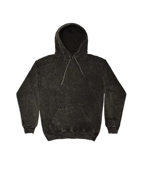 Colortone Unisex Mineral Wash Hooded Sweatshirt - Colortone 8300 Black S Sweatshirts