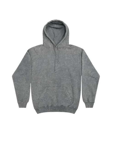 Colortone Unisex Mineral Wash Hooded Sweatshirt - Colortone 8300 Grey S Sweatshirts