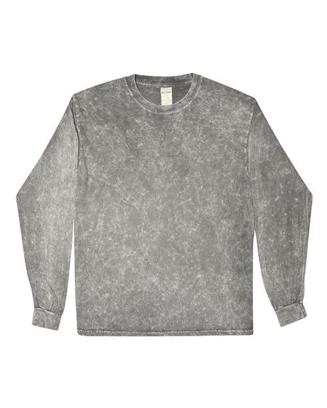 Colortone Unisex Mineral Wash Long Sleeve T-Shirt - Colortone 2300 Mineral Grey S Long Sleeve T-Shirts