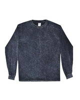 Colortone Unisex Mineral Wash Long Sleeve T-Shirt - Colortone 2300 Mineral Navy S Long Sleeve T-Shirts