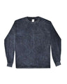 Colortone Unisex Mineral Wash Long Sleeve T-Shirt - Colortone 2300 Mineral Navy S Long Sleeve T-Shirts