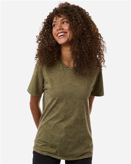 Colortone Unisex Mineral Wash T-Shirt - Colortone 1300 Mineral Green S Short Sleeve T-Shirts