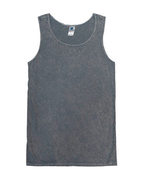 Colortone Unisex Mineral Wash Tank Top - Colortone 3300 Mineral Black S Tank Top