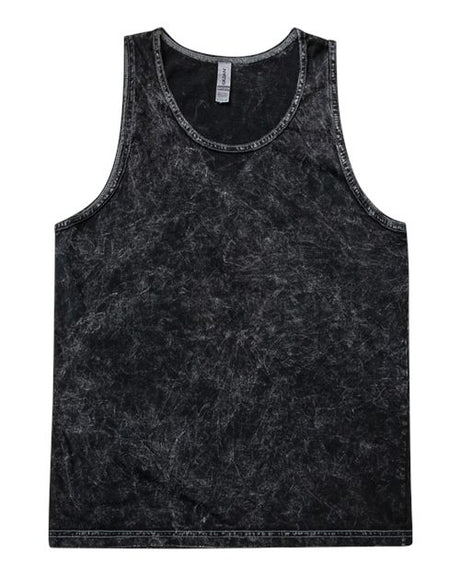 Colortone Unisex Mineral Wash Tank Top - Colortone 3300 Mineral Black S Tank Top