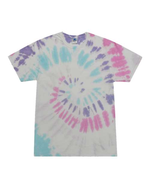 Colortone Unisex Multi - Color Tie - Dyed T-Shirt - Colortone 1000 Acadia S Short Sleeve T-Shirts