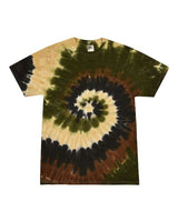 Colortone Unisex Multi - Color Tie - Dyed T-Shirt - Colortone 1000 Camo Swirl S Short Sleeve T-Shirts