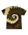 Colortone Unisex Multi - Color Tie - Dyed T-Shirt - Colortone 1000 Camo Swirl S Short Sleeve T-Shirts