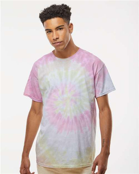Colortone Unisex Multi - Color Tie - Dyed T-Shirt - Colortone 1000 Desert Rose S Short Sleeve T-Shirts
